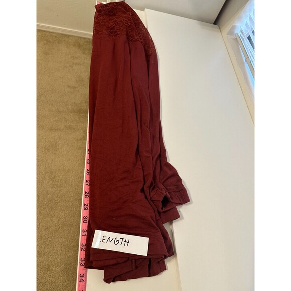 Torrid Womans Knit Open Front Lace Cardigan Size 2X Boho Western Beachy Floral - Picture 11 of 13